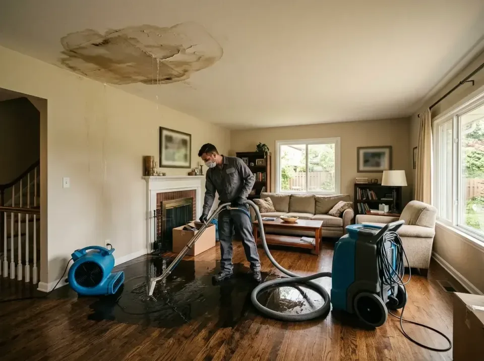 attic-pipe-burst-ceiling-drip-008 — frequently asked questions, Water Damage Restoration & Carpet Care in Old Forge, PA